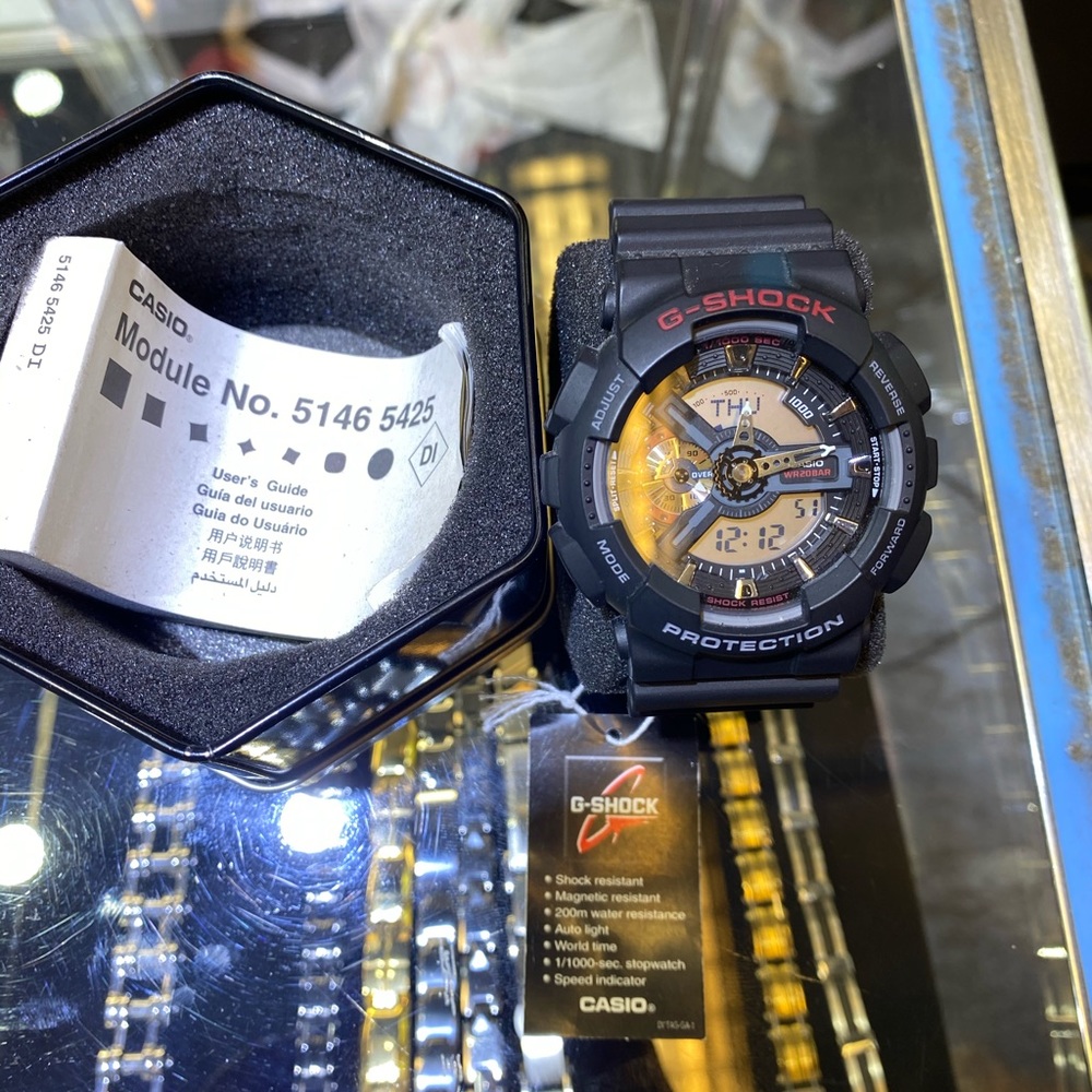 Brand new G-shock watch red black for men